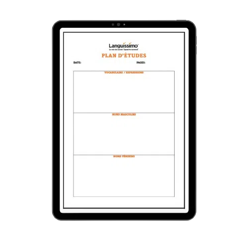 Study Planner (French)