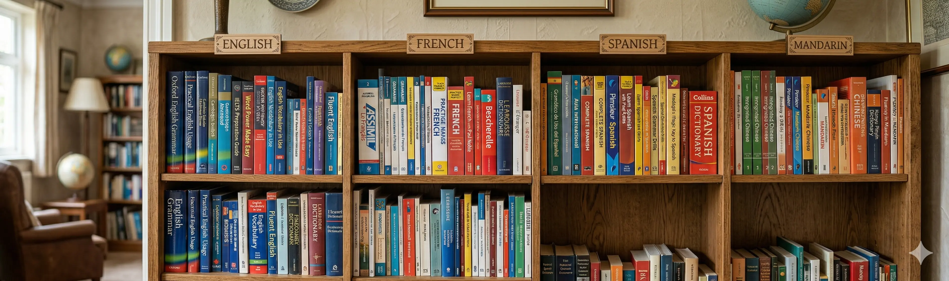 Library of language learning resources
